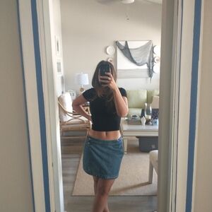 Denim Levi's Mini Skirt